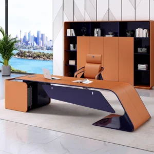 Student European Office Desk Conference Secretary Corner Modern Filing Cabinets Drawers Japanese Mesa De Trabajo Hotel Furniture