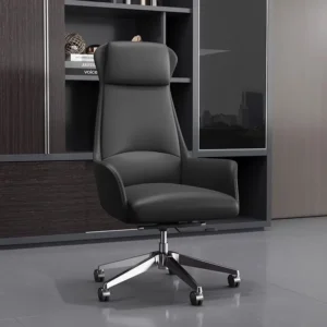 Leather office chairs with rotating elevators, computer chairs, and home electronic sports chairs, comfortable and durable