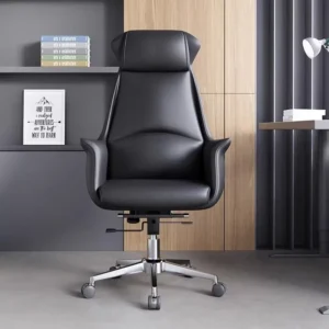 New Fashion Leather Boss Office Chair Ergonomic Office Comfortable Sitting Home Study Chair