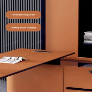 Student European Office Desk Conference Secretary Corner Modern Filing Cabinets Drawers Japanese Mesa De Trabajo Hotel Furniture