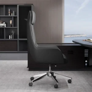 Leather office chairs with rotating elevators, computer chairs, and home electronic sports chairs, comfortable and durable